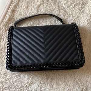 Aldo Black Leather Bag